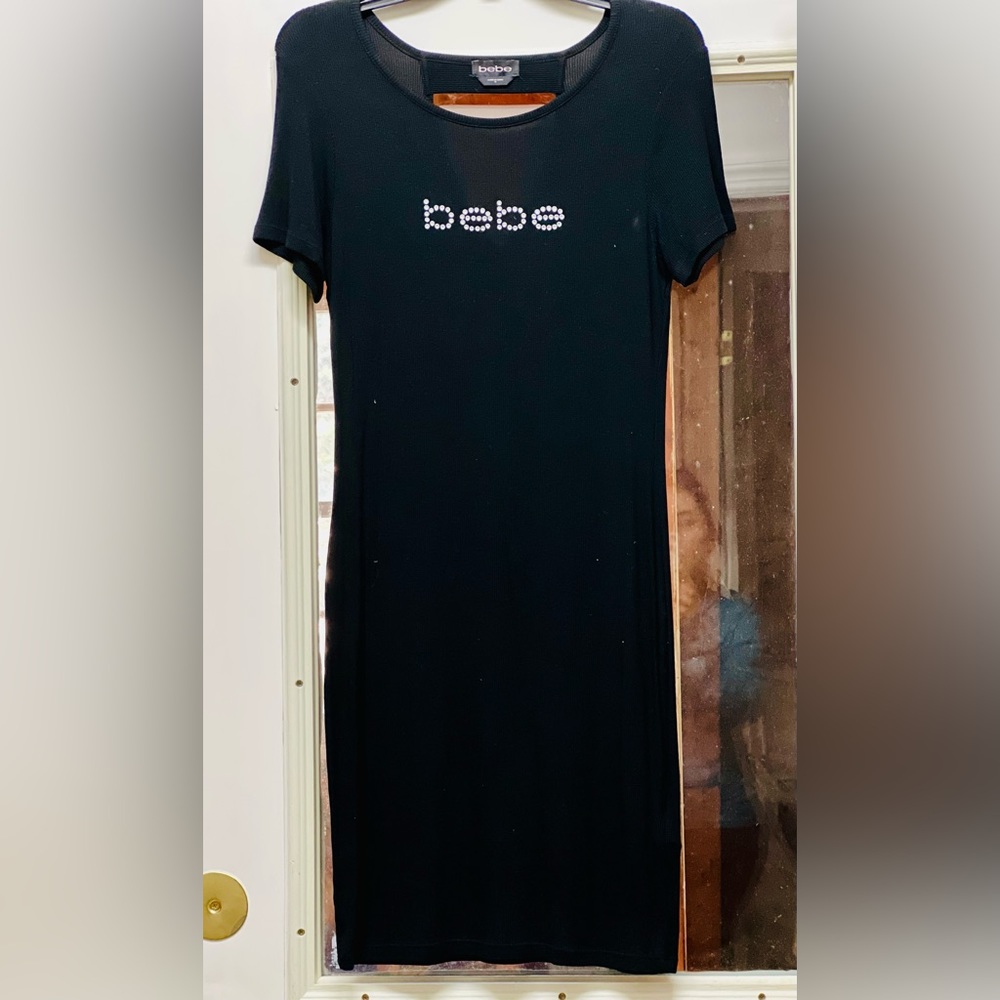 BEBE Black Dress Size Medium